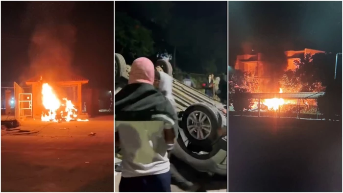 सीहोर के VIT College में 4 हजार से ज्यादा छात्रों ने मचाया उत्पात, गाड़ियों में तोड़फोड़ कर लगाई आग
