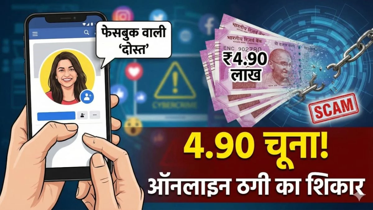 फेसबुक वाली 'दोस्त' ने भोपाल के प्रोफेसर को लगाया 4.90 लाख का चूना, फिर अकाउंट डिलीट कर हुई रफूचक्कर