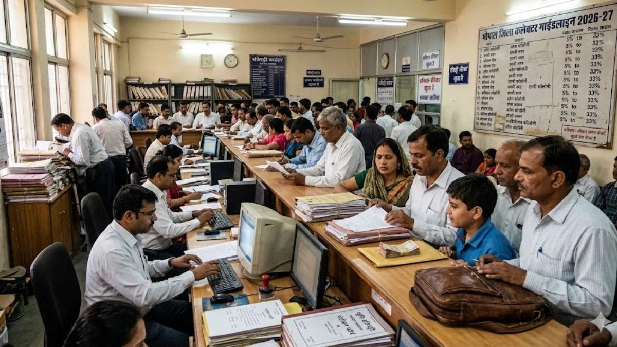 भोपाल में प्रॉपर्टी गाइडलाइन बढ़ोतरी से पहले रजिस्ट्री की होड़, मार्च में शनिवार-रविवार भी खुलेंगे कार्यालय