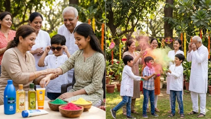 रंगों की मस्ती के बीच रखें त्वचा का ख्याल, होली से पहले और बाद अपनाएं ये आसान टिप्स