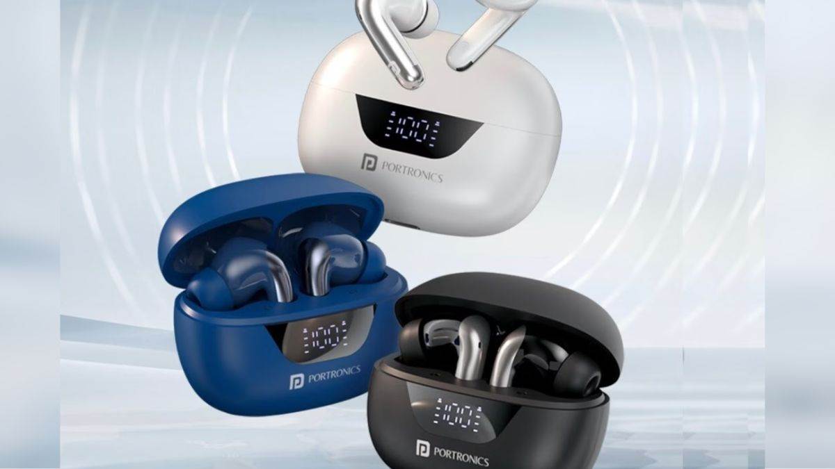 Portronics Wireless Earbuds: 50 ঘনটে তক চলেনগে য়ে ইয়রবড্স, এলইডি ডিস্প্লে অউর ফাস্ট চার্জিনগ ভি