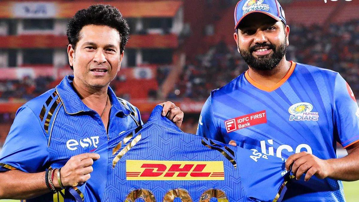 IPL 2024: मुंबई इंडियंस के लिए 200 मैच खेलने वाले पहले खिलाड़ी बने रोहित शर्मा, सचिन तेंदुलकर ने गिफ्ट की स्पेशल जर्सी