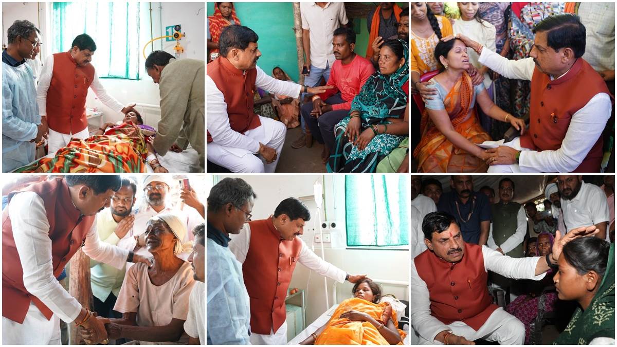 दिल्ली से सीधे छिंदवाड़ा पहुंचे मुख्यमंत्री यादव, मृतकों के परिजनों से की मुलाकात