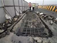 Indore News: 43 करोड़ में बना सुपर कारिडोर का आठ लेन पुल का टुकड़ा टूट कर गिरा, यातायात रोका