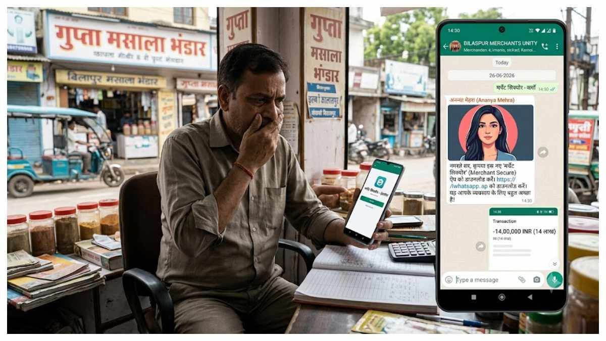 अनन्या मेहरा के नाम से ठगों ने बिलासपुर के व्यापारी को बनाया निशाना, एप डाउनलोड कराकर लूट लिए 14 लाख रुपये