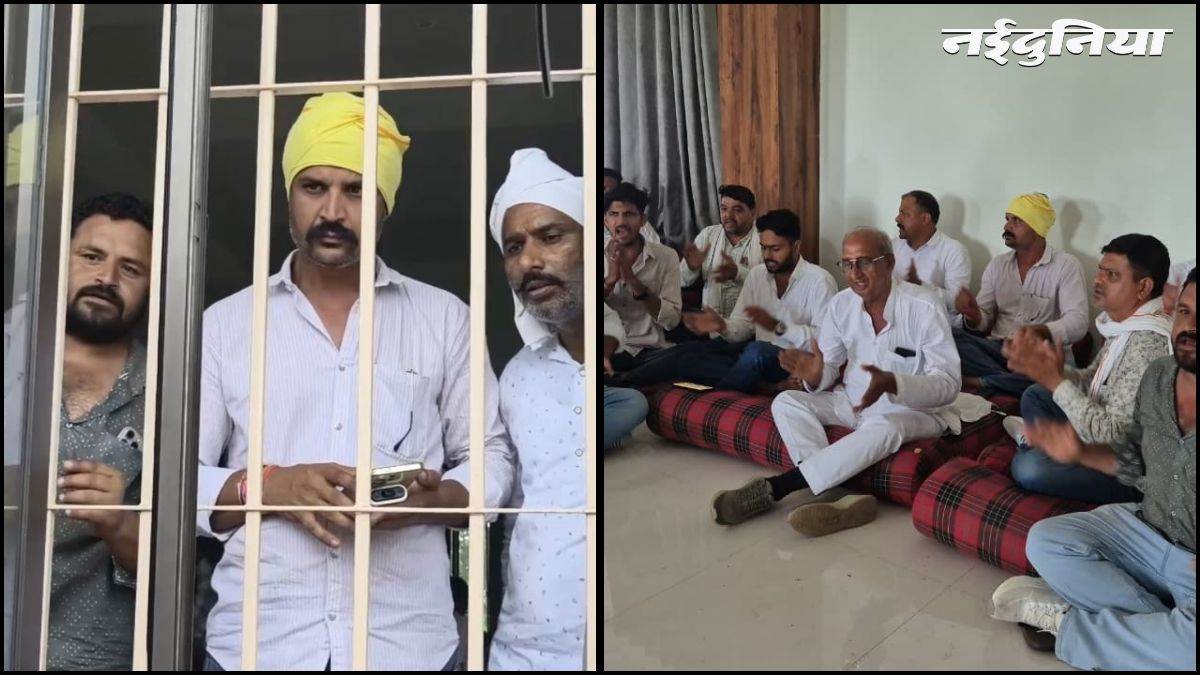 हरदा में आंदोलन कर रहे कई किसान नजरबंद, भोपाल कूच करने से पहले ही पुलिस ने रोका, विरोध में किया हनुमान चालीसा का पाठ