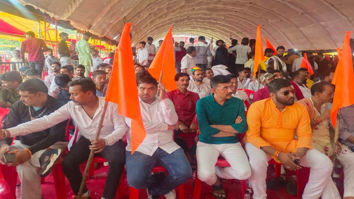 Bhopal News: करणी सेना का जंगी प्रदर्शन, लव जिहाद रोकने, हिंदू राष्ट्र बनाने, क्षत्रियों के प्रभुत्व वाली सीटों पर टिकट की मांग