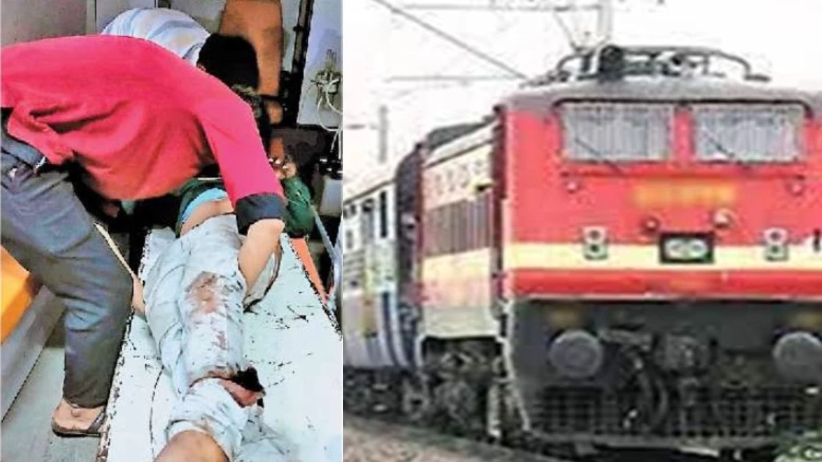 भीड़ के धक्के से ट्रेन से गिरा यात्री, इंजन भेजकर तलाशा