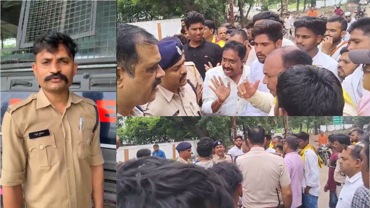 कुत्ता गुम होने पर रिजर्व इंस्पेक्टर ने कांस्टेबल को बेल्ट-चप्पल से पीटा, MP के खरगोन की घटना