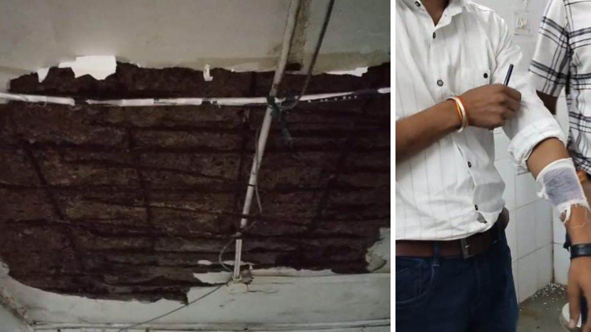 सीहोर के CHC श्यामपुर में गिरी छत, अस्पताल में मची अफरा-तफरी, मरीजों और स्वास्थ्यकर्मियों की सुरक्षा पर उठे सवाल