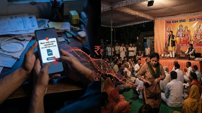 मोबाइल अपडेट से भजन संध्या तक, फर्जी एपीके फाइल ने खोले ठगी के रास्ते, इंदौर में साइबर अपराधियों ने छह लोगों से 4.90 लाख उड़ाए