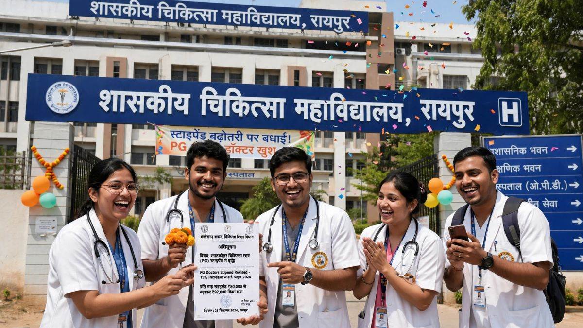 छत्तीसगढ़: पीजी डॉक्टरों का स्टाइपेंड बढ़ा, 94 हजार तक मिलेंगे