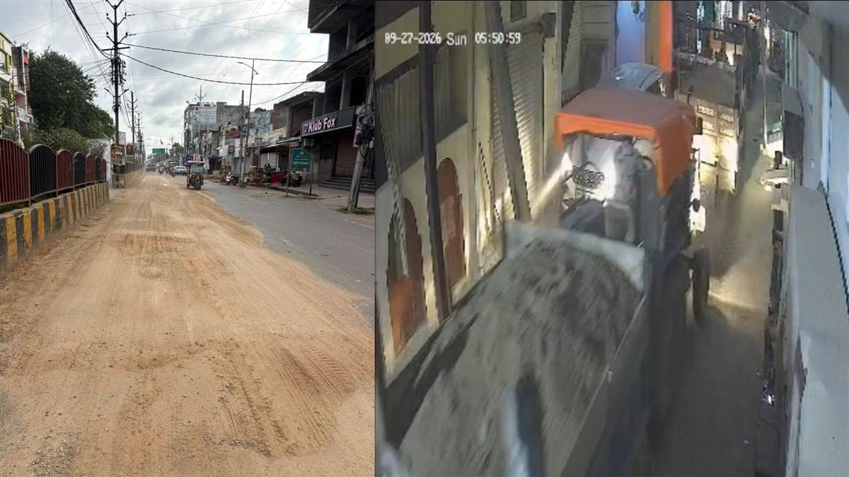 पुलिस देख रेत माफिया में मची भगदड़, संकरी गलियों में दौड़े ट्रैक्टर; कार...