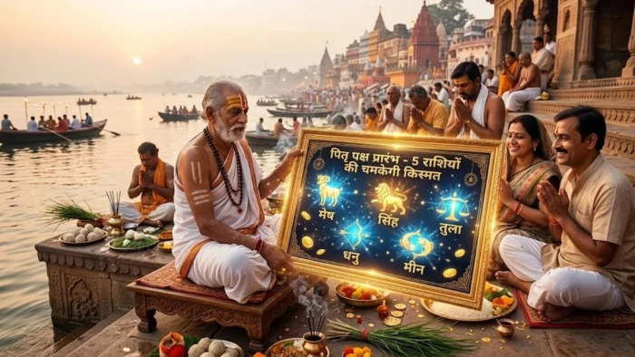 इन 5 राशियों की रातों-रात चमकेगी किस्मत! इस पितृ पक्ष पूर्वजों का मिलेगा भरपूर आशीर्वाद
