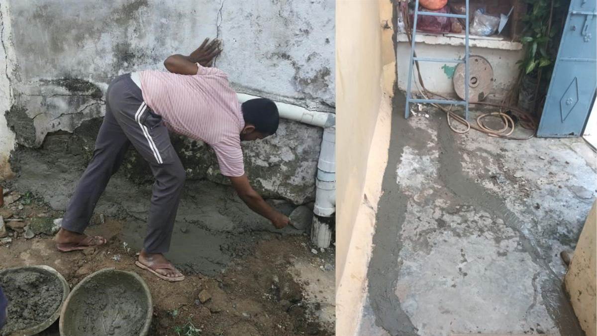 ग्वालियर: ढोली बुआ के पुल पर धंसी सड़क और मकानों की हुई मरम्मत, स्वर्ण रेखा की रिटेनिंग वॉल भी सुधारी