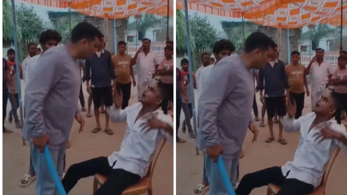 MP में गुना के बाद बालाघाट में बीजेपी नेता की गुंडागर्दी, युवक को पाइट से पीटा