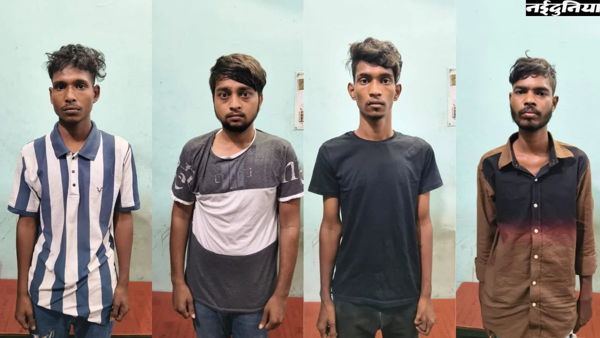 रायपुर में पुरानी रंजिश को लेकर मजदूर पर चाकू से जानलेवा हमला, 1 नाबालिग समेत 5 गिरफ्तार