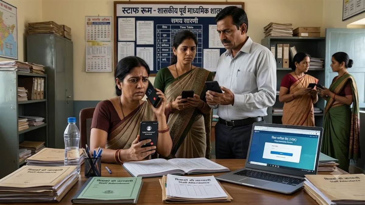 CG में साइबर ठगों के निशाने पर शिक्षक, खुद को इंस्पेक्टर बताकर दे रहे धमकी; VSK ऐप से डेटा लीक का शक