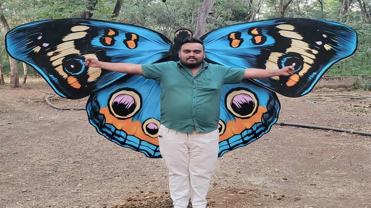 Bilaspur Zoo: बटरफ्लाई पार्क में रंगबिरंगी तितलियां, पर्यटकों की लग रही है भीड़