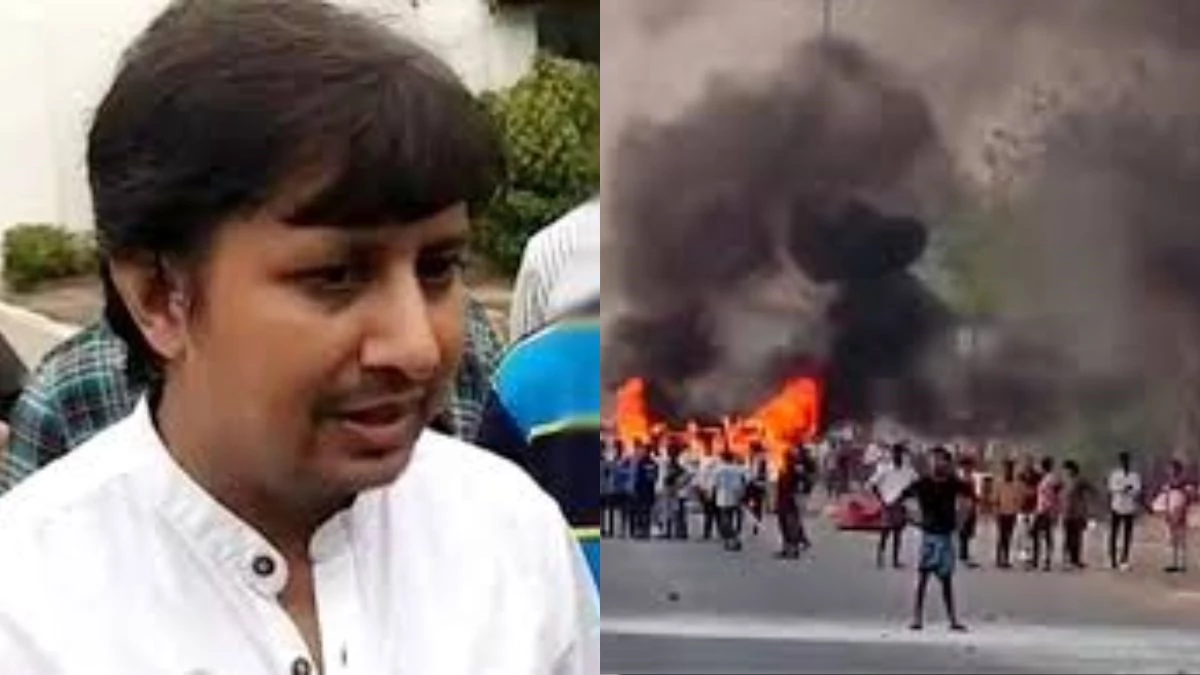 आकाश विजयवर्गीय ने फूंका मोहम्मद युनूस और राहुल गांधी का पुतला, बोले- एक-एक घुसपैठिए को बाहर करेंगे