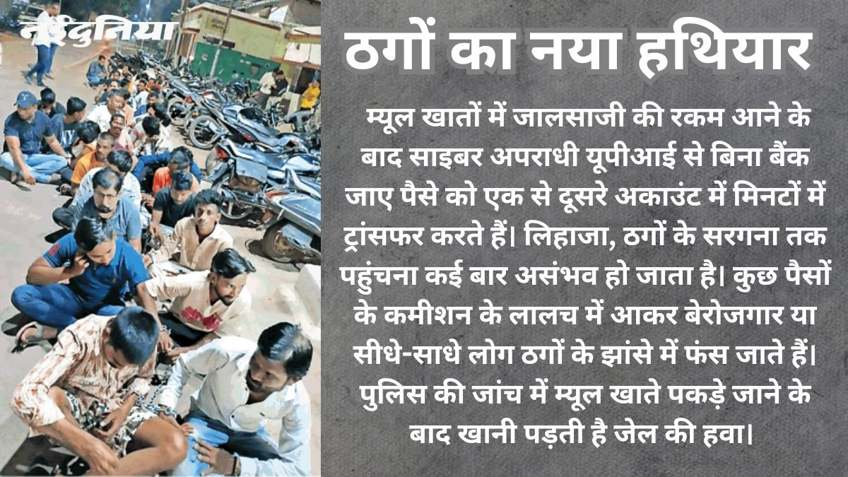 म्यूल खातों पर 30 घंटे की कार्रवाई में 101 लोग गिरफ्तार, एक करोड़ रुपए कराए होल्ड