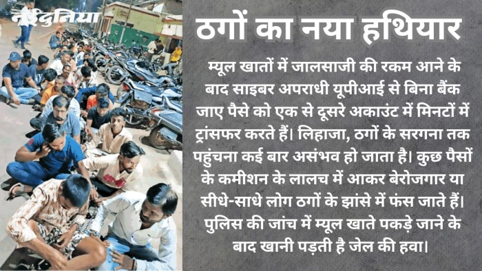 म्यूल खातों पर 30 घंटे की कार्रवाई में 101 लोग गिरफ्तार, एक करोड़ रुपए कराए होल्ड