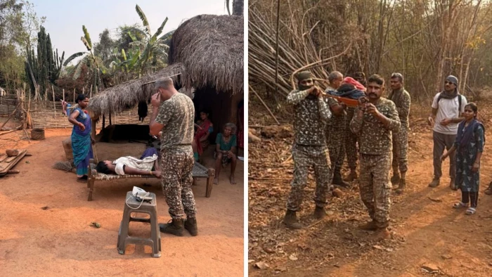सड़क नहीं, साधन नहीं, फिर भी हौसला कायम; ITBP जवानों ने स्ट्रेचर से गर्भवती को 5 किमी लाकर बचाई दो जिंदगियां
