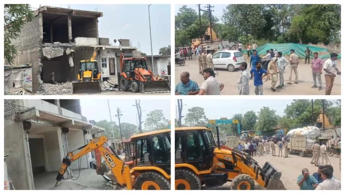 कोरबा में भी दिखा यूपी जैसा एक्शन; भाजपा नेता पर हमला करने वाले रज्जाक अली का साम्राज्य जमींदोज