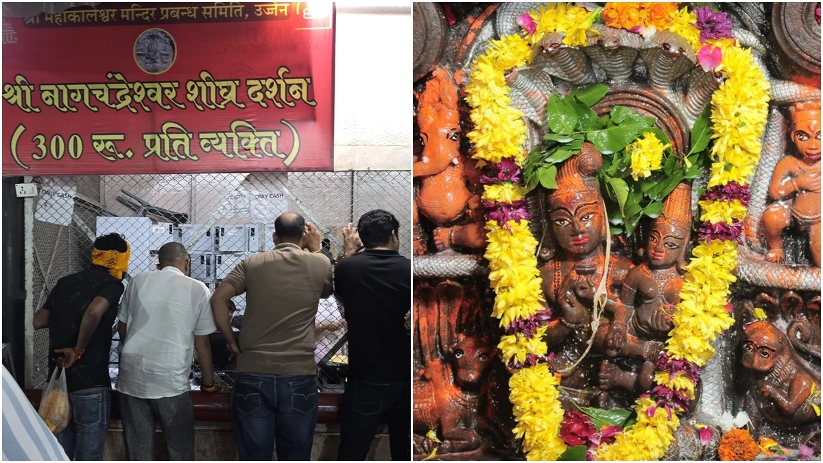 Nagchandreshwar Darshan: महाकाल और नागचंद्रेश्वर दर्शन के लिए अलग-अलग लाइन, शीघ्र दर्शन की भी सुविधा