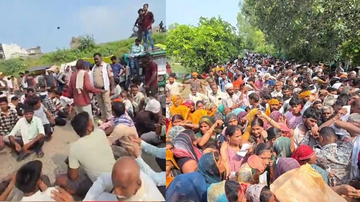 मुरैना में यूरिया खाद की किल्लत से नाराज किसानों ने किया चक्काजाम, घंटों रुकी रही ट्रैफिक