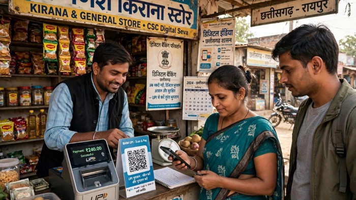 छत्तीसगढ़ में बस्तर से सरगुजा तक 10 साल में तेजी से बदली बैंकिंग की तस्वीर, रायपुर में 1.37 करोड़ से ज्यादा UPI आईडी