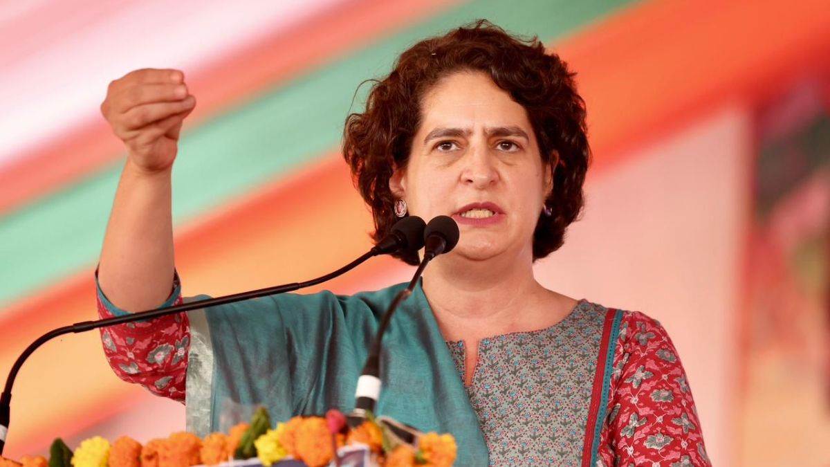 Priyanka Gandhi Vadra Damoh Visit: प्रियंका वाड्रा बोलीं- नेता धर्म की ...