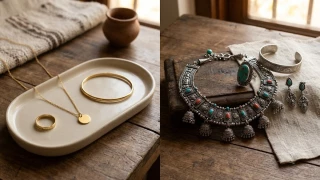 Diwali Trend: सोने में मिनिमल डिजाइन तो चांदी में एंटीक लुक की मांग, त्योहारों की चमक में लुभा रहे हल्के गहने