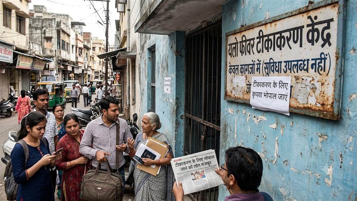 इंदौर में दो साल से कागजों में यलो फीवर वैक्सीनेशन सेंटर, टीकाकरण के लिए भोपाल जाने को लोग मजबूर
