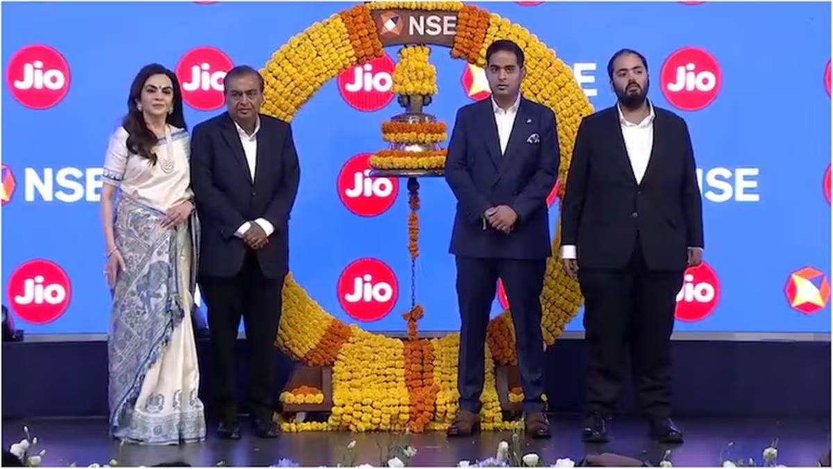 JIO IPO: जियो का आईपीओ 21 परसेंट से ज्यादा प्रीमियम पर लिस्ट, मार्केट कैपिटलाइजेशन में भारती एयरटेल को पीछे छोड़ा