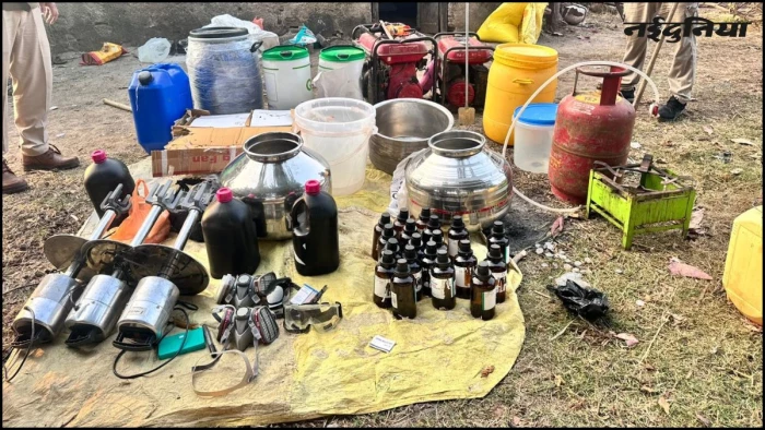 नीमच में MD ड्रग्स फैक्ट्री का भंडाफोड़, रंगे हाथों पकड़ाए तीन लोग, नारकोटिक्स टीम ने धर दबोचा