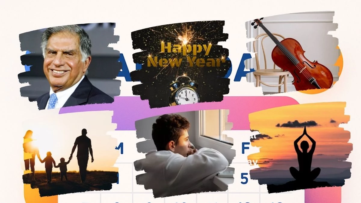 28 दिसंबर से 3 जनवरी तक ये 6 दिन हैं महत्वपूर्ण, जानिए किस तारीख को है कौन-सा दिवस