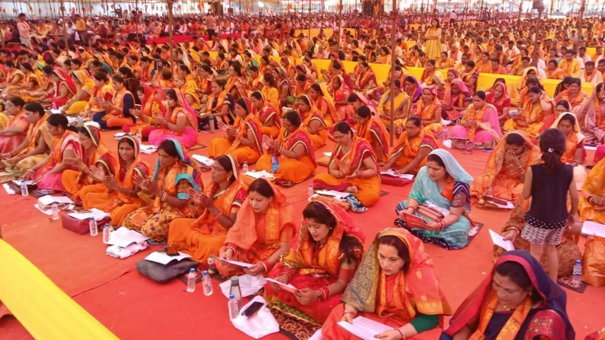 Bhilai News: 21 हजार हनुमान भक्तों ने एक साथ किया सुंदरकांड पाठ, भिलाई में बना दो - दो विश्व रिकार्ड