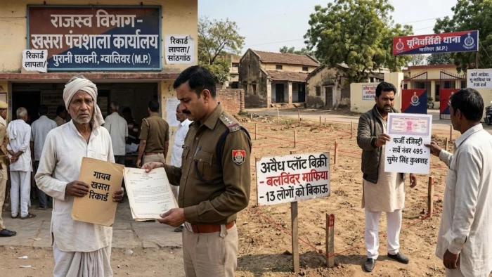 करोड़ों की जमीन हड़पने के लिए गायब कर दिया सरकारी रिकॉर्ड, बुजुर्ग की जमीन पर काट दिए 13 प्लॉट, कोर्ट के आदेश पर FIR