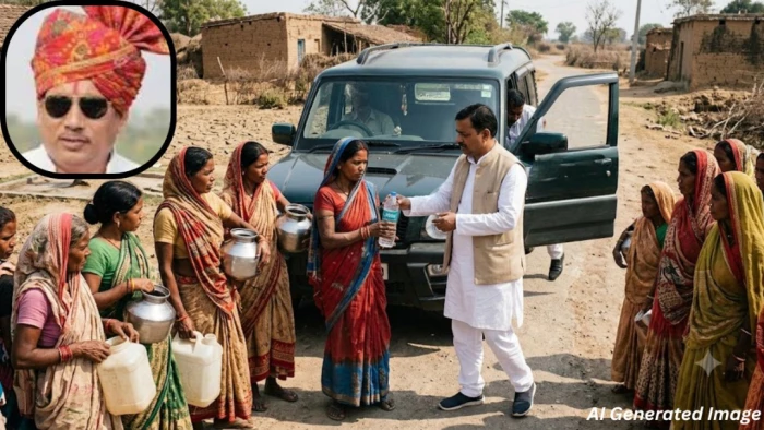 भैया! न लाइट है न पानी, प्यासन मरे जात हैं...पहले लाइट-पानी दो, तभी वोट मिलेगा, महिलाओं ने मांगा पानी तो पानी की बोतल थमा निकले प्रीतम लोधी