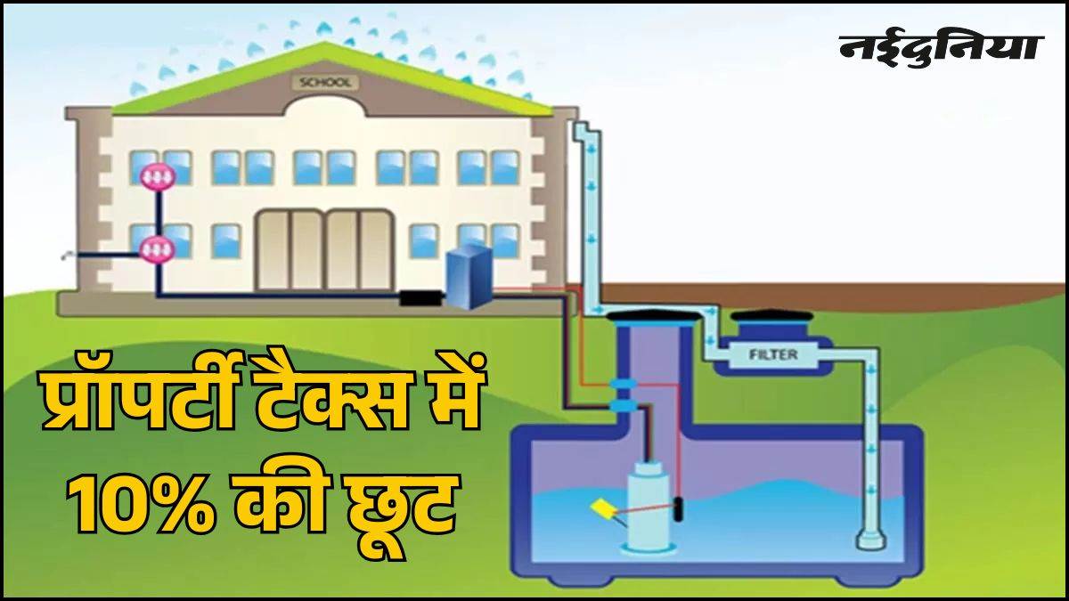 इंदौर के मकान मालिकों को बड़ी सौगात, वाटर हार्वेस्टिंग सिस्टम लगवाने पर प्रॉपर्टी टैक्स में मिलेगी 10% की छूट