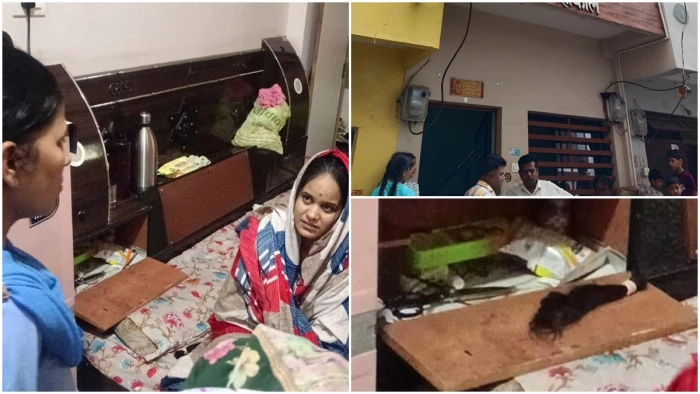 रतलाम में घर में घुसे बदमाशों ने महिला को बंधक बनाया, काटी चोटी, चार माह की मासूम को बाथरूम में छोड़ा