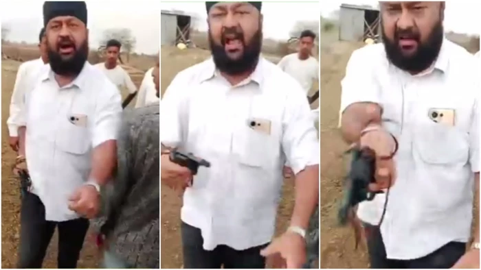 'जेसीबी यहीं चलेगी, नहीं तो खत्म कर दूंगा', उज्जैन जिले में कांग्रेस नेता प्रतापसिंह गुर ने रिवाल्वर दिखाकर किसान को धमकाया