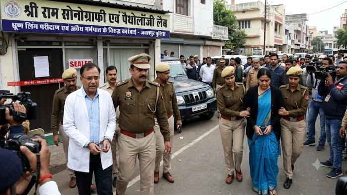 जबलपुर में भ्रूण लिंग परीक्षण और अवैध गर्भपात कराने के मामले में कार्रवाई, सोनोग्राफी और पैथालाजी लैब के संचालक दोनों डाॅक्टर गिरफ्तार