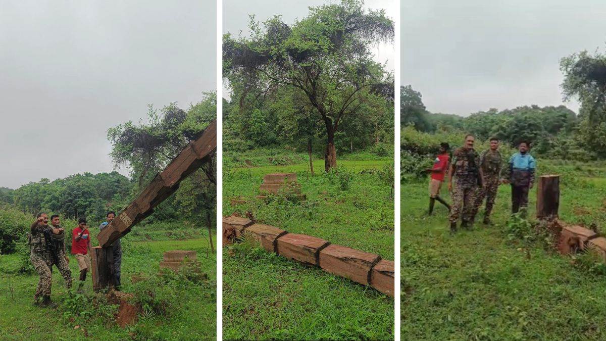 अबूझमाड़ के तोयापारा में बदली तस्वीर, माओवादियों का डर ढहा, ग्रामीणों ने जवानों के साथ मिलकर गिराया उनका स्मारक