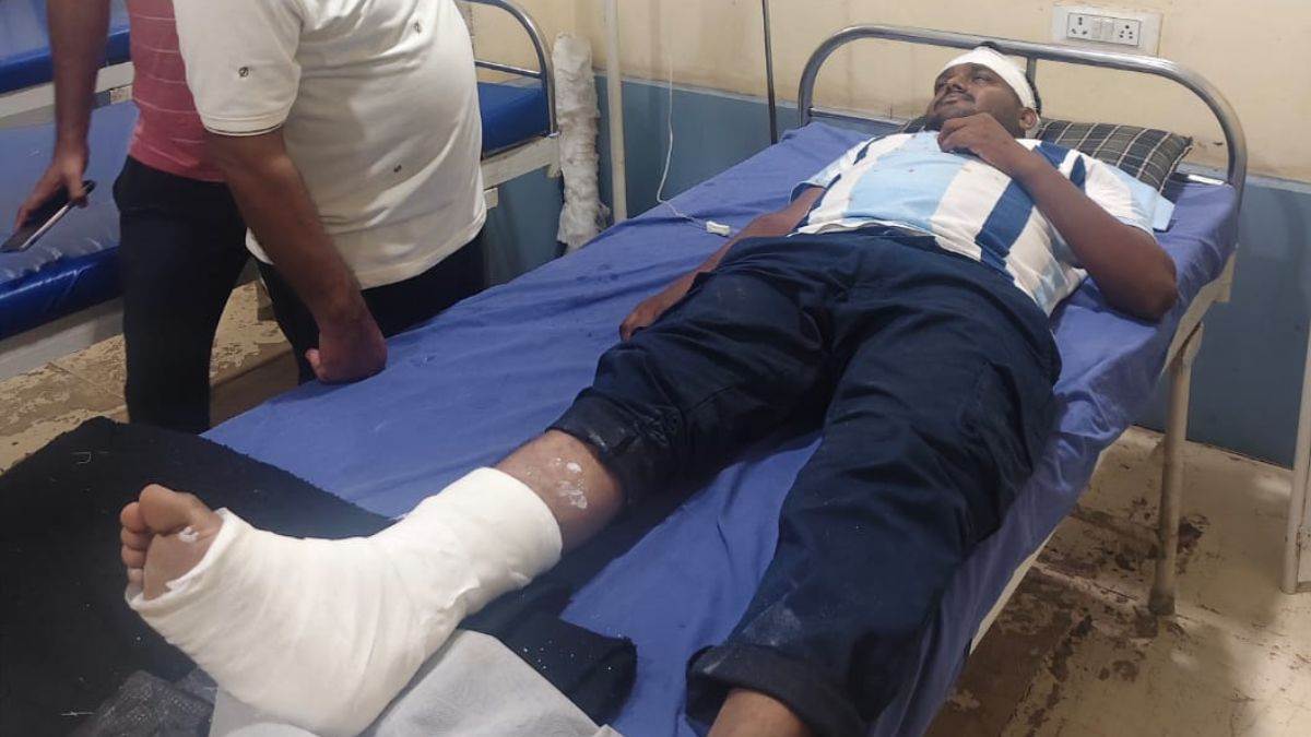 यूपी-एमपी पुलिस की संयुक्त टीम पर हमला; राजगढ़ में दबिश के दौरान ग्रामीणों ने बरसाए पत्थर, 3 पुलिसकर्मी घायल
