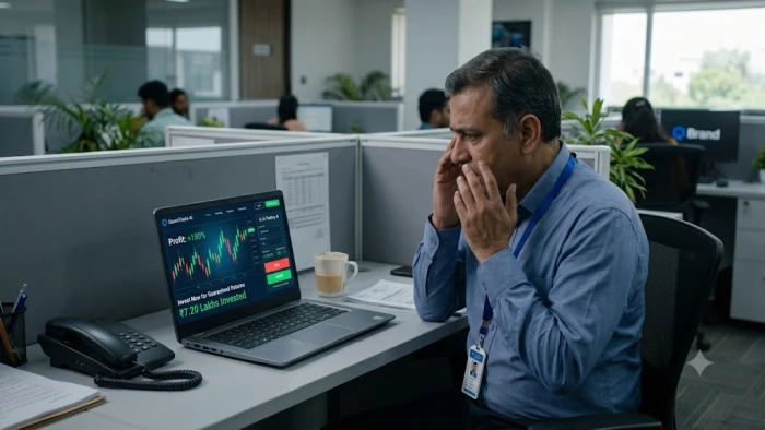 इंदौर में एआई ट्रेडिंग और मुनाफे का लालच देकर कंपनी कर्मचारी के साथ 7.20 लाख रुपये की साइबर ठगी