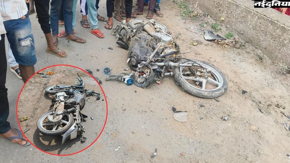 एक ही बाइक पर सवार थे 4, ट्रक से टकराकर 2 की मौके पर मौत; दो गंभीर घायल