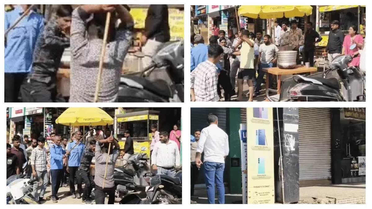 बिलासपुर में तालिबानी सजा: तोड़फोड़ के आरोपी को व्यापारी और गार्ड ने पीटा, पुलिस जांच में जुटी