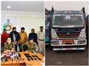 लीज में लेकर ट्रकों के फर्जी दस्तावेज तैयार कर बेचने वाले गिरोह के पांच सदस्य गिरफ्तार